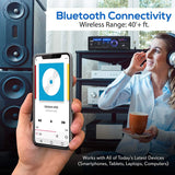 PCAU46BA Bluetooth Home Audio Amplifier System W/ Blue LED Display