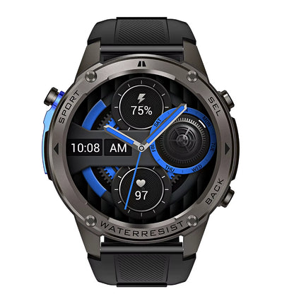 Bw-Voyager1 1.43 Inch AMOLED Double Straps Compass & Barometer 10ATM Waterproof Bluetooth Call Heart Rate Smart Watch