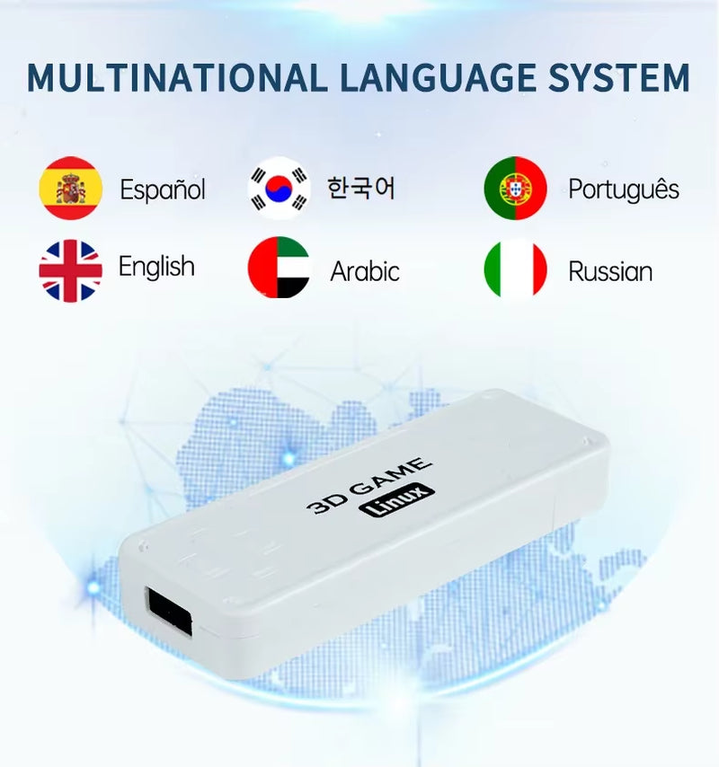 Y6 Retro Game Console 4K 60Fps HDMI Output Low Latency GD10 TV Game Stick Dual Handle Portable Home Game Console Kid Gift