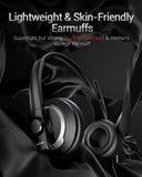 AWATRUE EH05 Wired USB Headset with Noise Cancelling Microphone Lightweight In-Line Control Enhanced Sound for PC Laptop