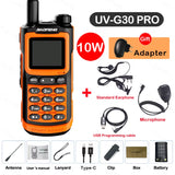 2026  UV-G30 Pro Walkie Talkie Long Range Portable 1000 Channel Ham FM Radios UHF VHF USB-C Charge 2-Way Radio Waterproof