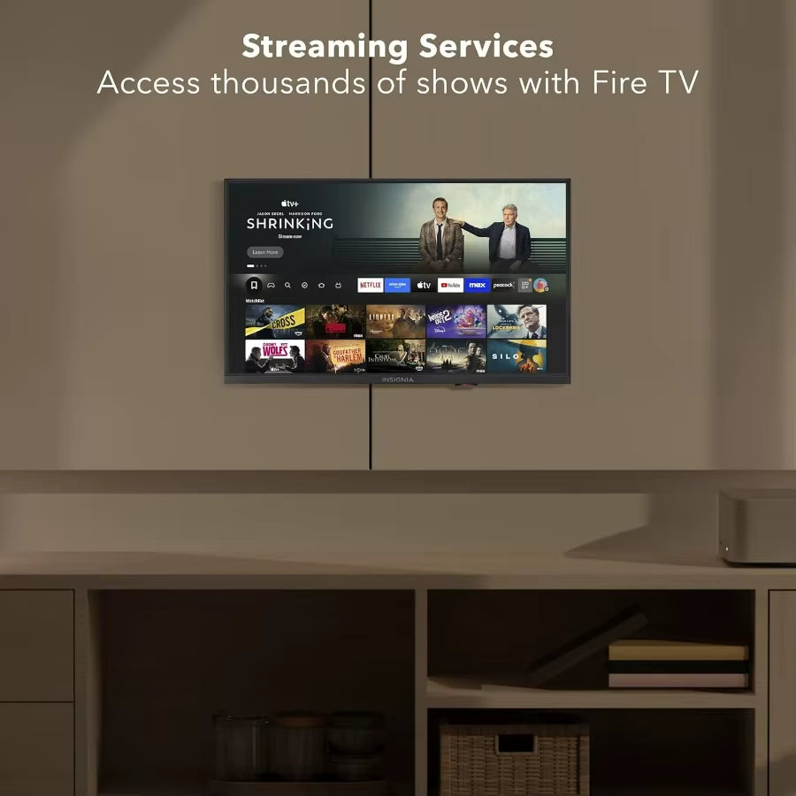 INSIGNIA 24” Class F20 Series LED HD Smart Fire TV with Alexa Voice Remote (NS-24F201NA26)