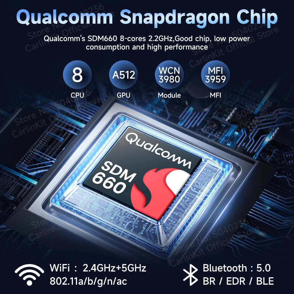 UHD Android 13 Smart TV Box Qualcomm 8-Core Wireless Carplay Android Auto Adapter GPS HDMI Video Output Carplay Ai Box