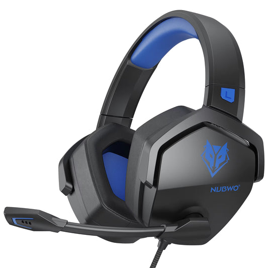 N16 Gaming Headset - Noise Canceling Mic, Stereo Sound, and Comfortable Design Gaming Headphones for PS5, PS4, Xbox One