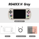RG40XX H Handheld Games Console 4.0" IPS Screen Linux 64-Bit Multicolor LED Lights Retro Gaming Console over 5000 Games