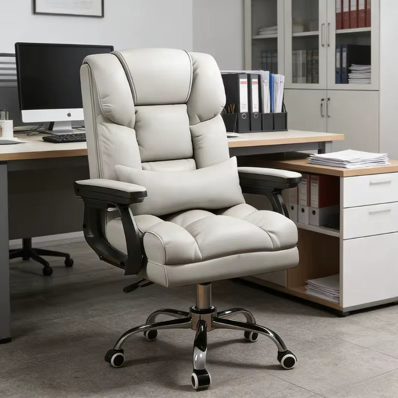 Luxury Modern Ergonomic Office Chair -Computer Desk Chair with Wheels, High Back Executive Swivel Chair for Home Office