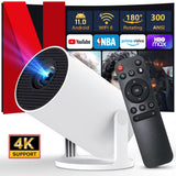 Projector HY300 Pro+ 4K Android 11 Dual Wifi6 300ANSI Allwinner H713 BT5.4 720P Native Outdoor Video Home Theater Cinema