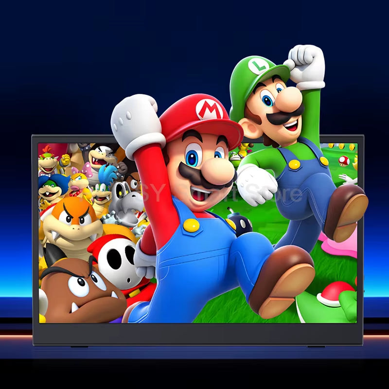 15.6 Inch HD Touch Display Portable Monitor for Switch Laptop Extension One-Cable Connection IPS A+ Panel 72%Srgb Color Gamut