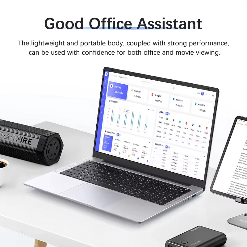 14.1"Laptop Computer PC  Core I7 8650U Atom 3950 Ultra Slim Notebook 12GB RAM 1TB 2TB SSD Office Study Windows 11 1920*1080