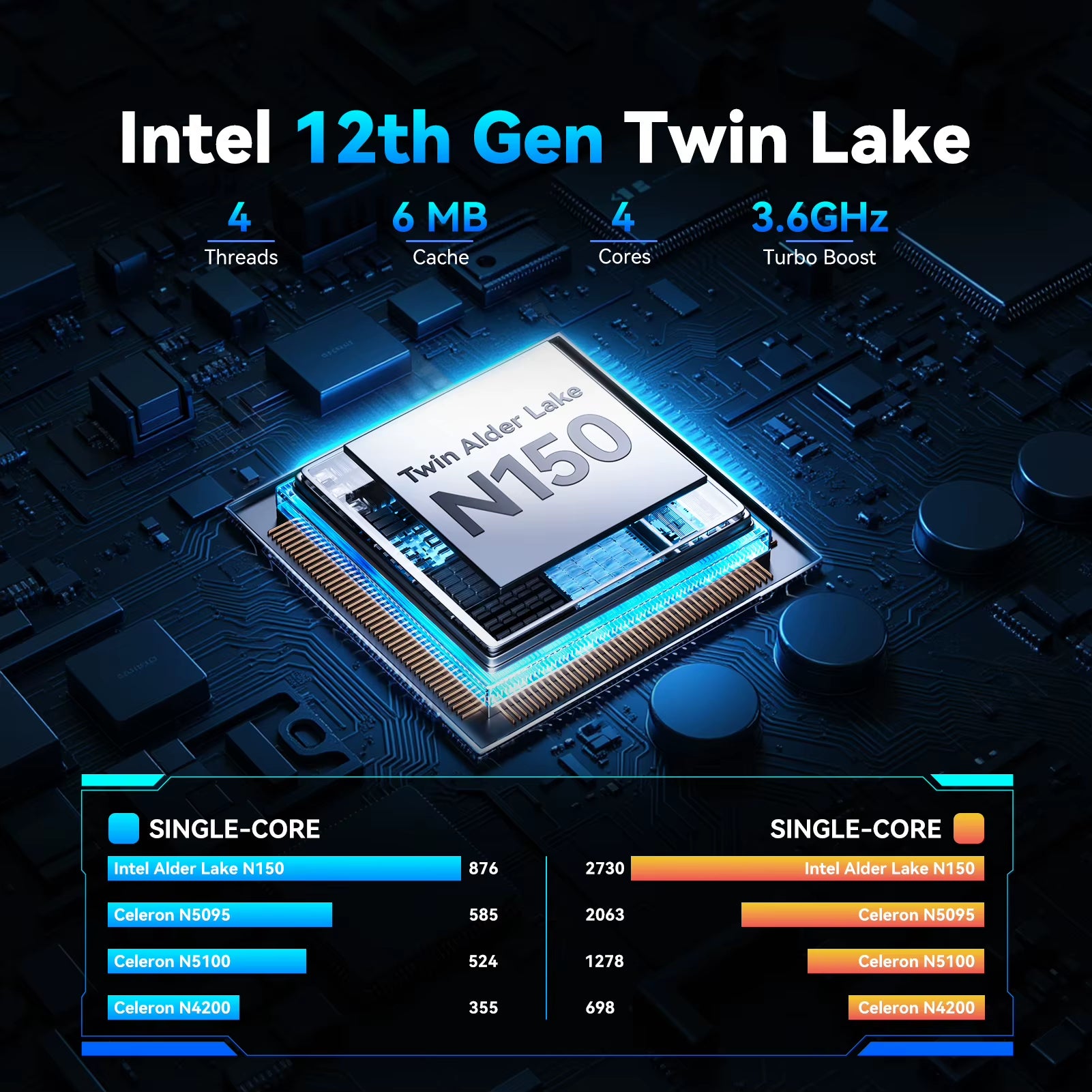 ACEMAGIC 18.5"Laptop Computer Windows 11 PRO 8000 Mah Battery  N150 Quad-Core Processor 16GB DDR4 RAM 512GB SSD Wifi5