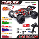 1:16 Scale Large RC Car 50Km/H High Speed 4WD Children Toy for Boys Remote Control Car 2.4G off Road Monster Truck RC Toy