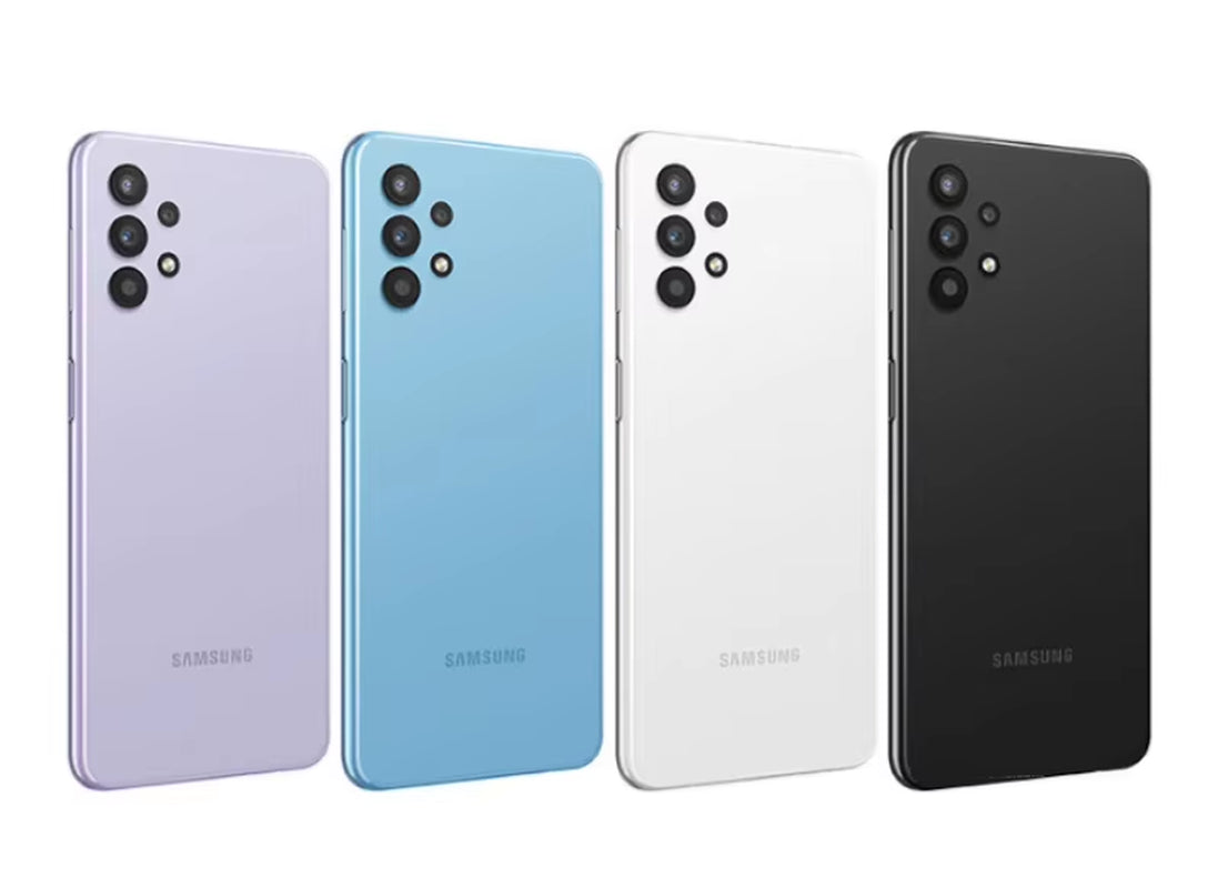 Original  Galaxy A32 5G A326U1 1SIM A326B/DS 2Sim 6.5" LCD 64GB 128GB ROM Snapdragon Octa Core NFC Unlocked Mobile Phone