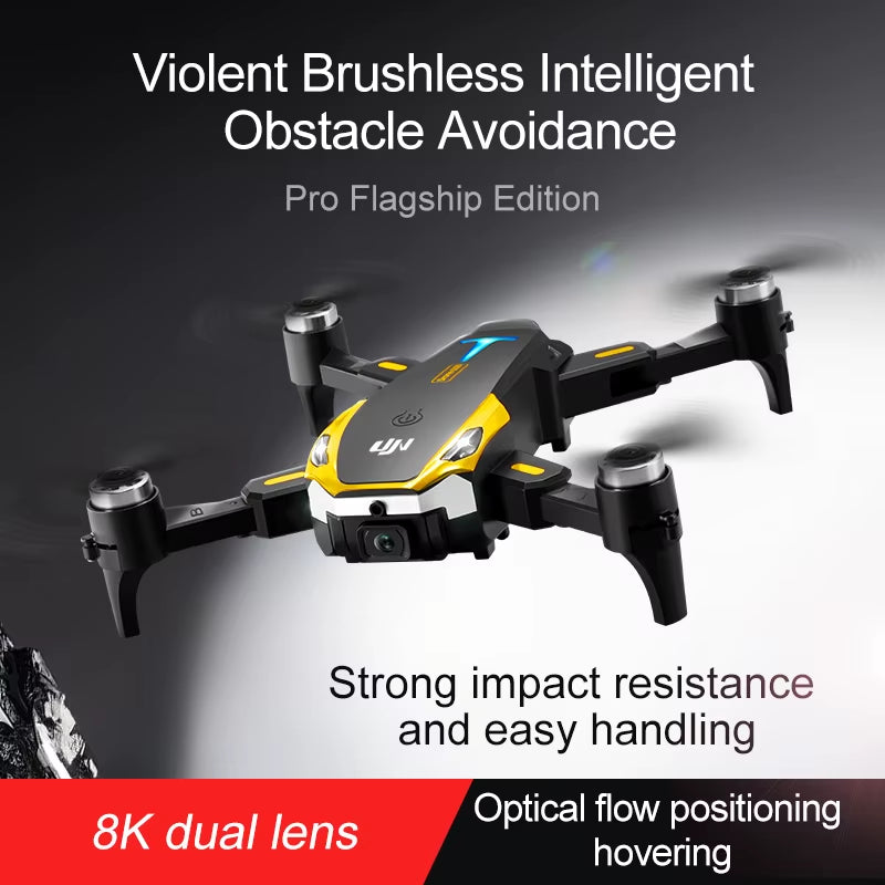 M8 Drone, 8K Camera Intelligent Obstacle Avoidance, Optical Flow Positioning Precise Hovering Shooting,