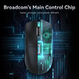 X11  Gaming Mouse Wireless 1K Hz PAW3311 Macro Magnetic RGB Docking Charger for Gaming