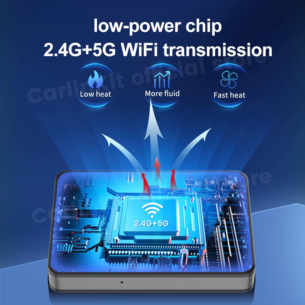 Wireless Carplay Android Auto for Tesla Model 3 Model X Y Model S Auto Connect Siri Voice Assistant Spotify Waze 5G BT