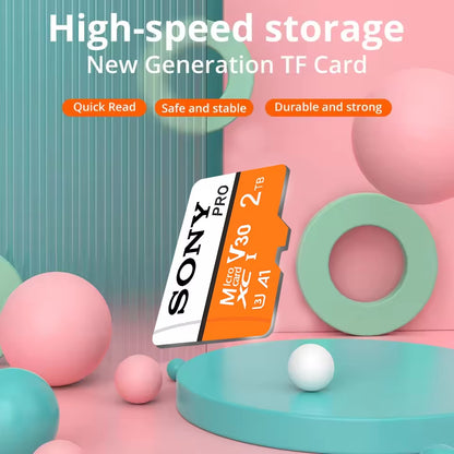 Extreme Micro SD Memory Card Full Speed U3 V30 4K for Phone Computer Camera - 2TB 1TB 512GB 256GB 128GB