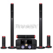 5.1 Home Theater Set 200W Peak Sound Box 8Ω Hifi Bluetooth Speaker 3-Way 3 Inch Active Audio Coaxial Optical USB for Home KTV