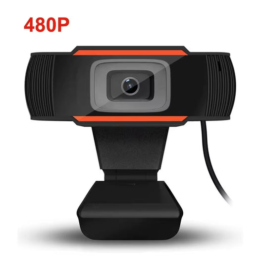 Mini Webcam 480/720/1080P HD USB Web Camera with Microphone for PC Computer Desktop Gamer Webcast Video Call Conference Work
