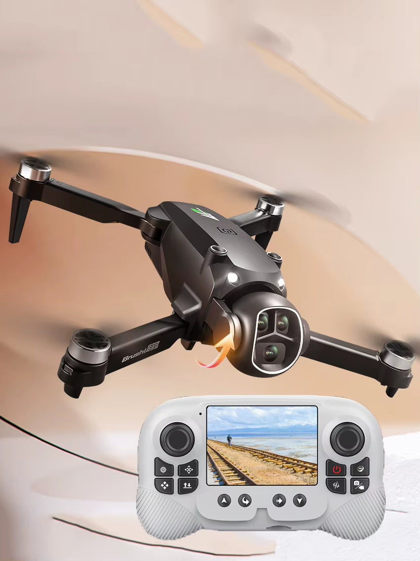 MAX Drone Professional with 3 Batteries 8K Dual Camera Optical Flow Brushless 360° Obstacle Avoidance WIFI FPV RC Dron Toys