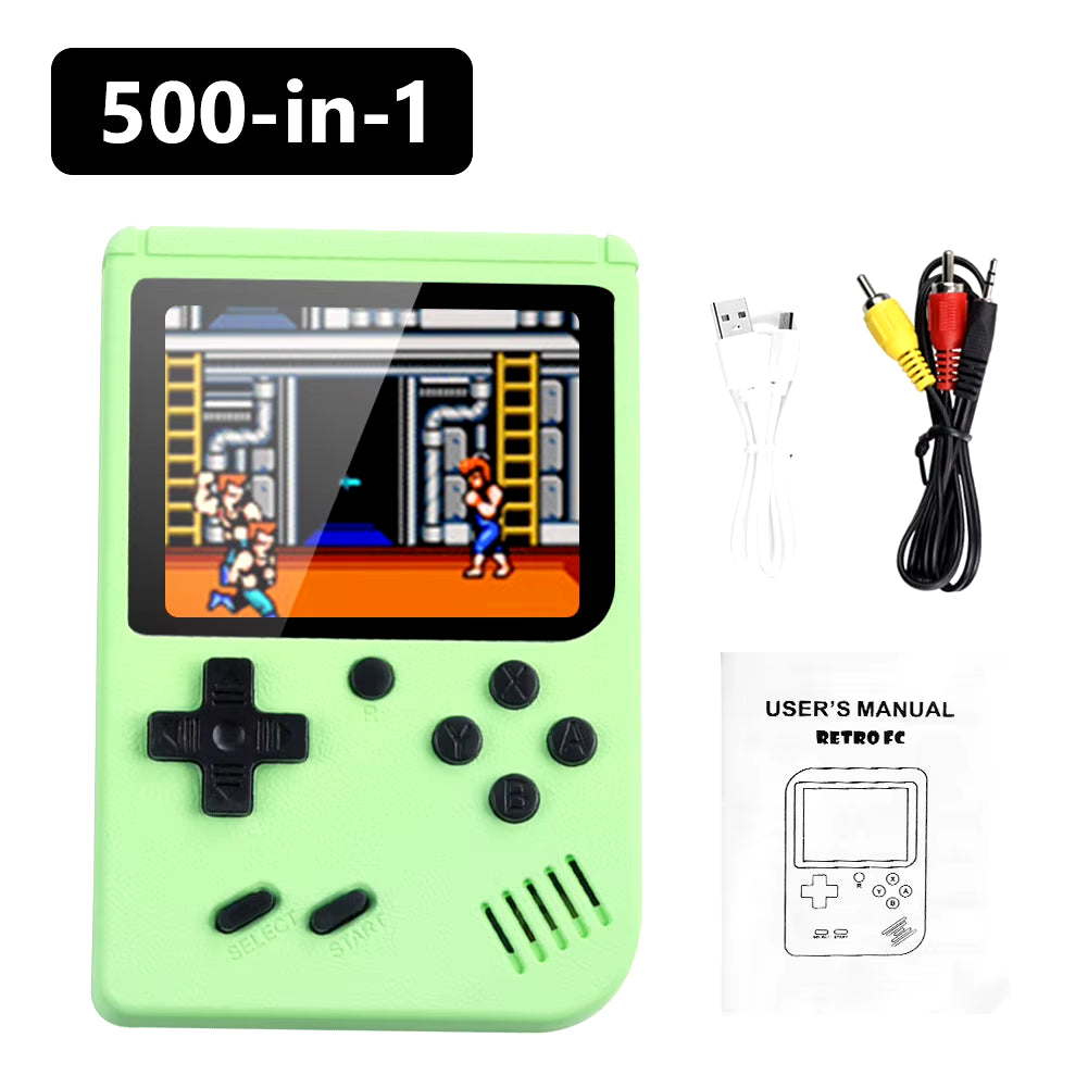 500 Games in One Portable Mini Electronic Video Game Player Kids Electronic Game Toy for Children Handheld Game Console
