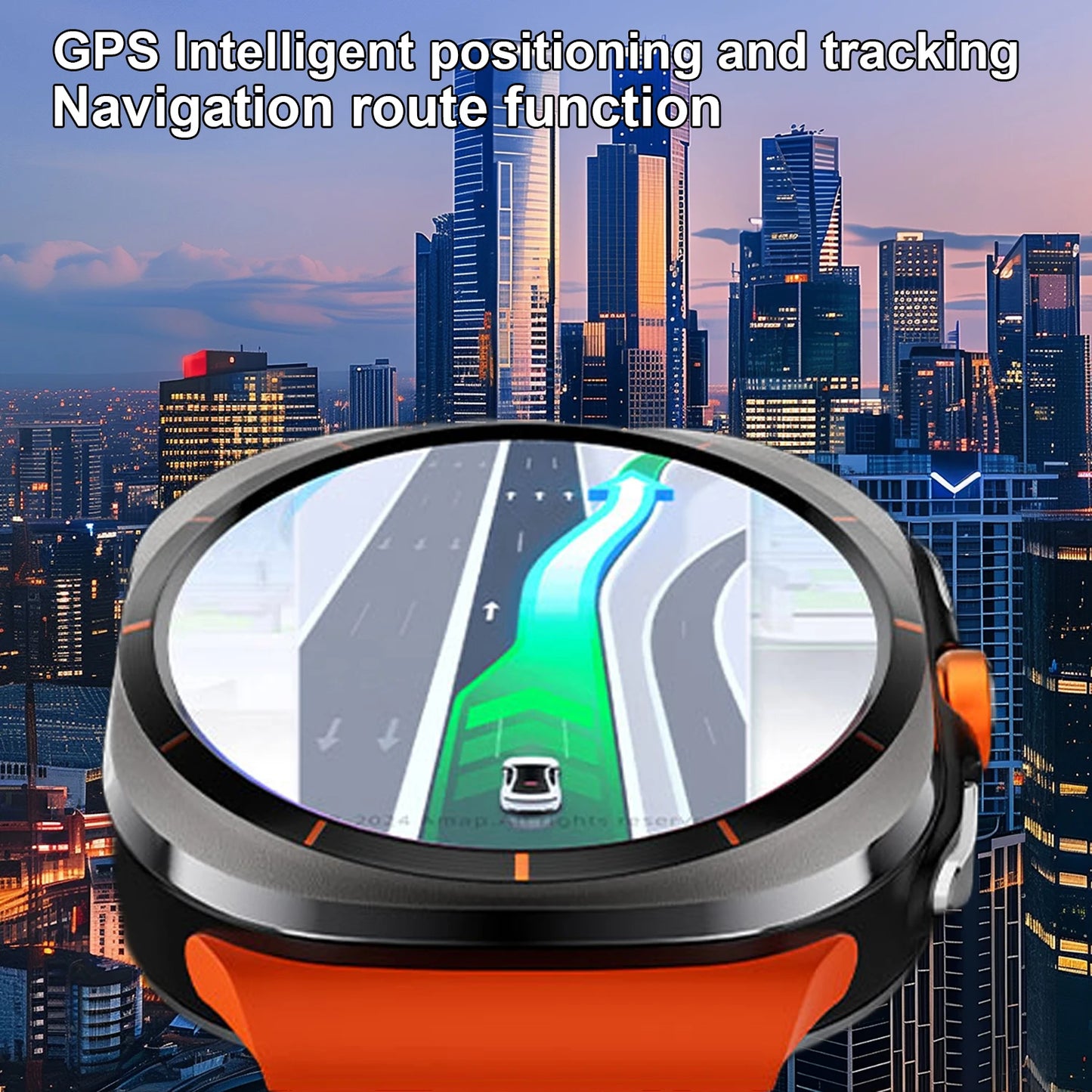 2025New WATCH 7 Ultra Upgrade 5G Smart Watch Men 1480Mah 32GB Memory 480*480 HD Screen Camera NFC GPS Compass Sports Smartwatch