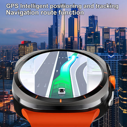 2025New WATCH 7 Ultra Upgrade 5G Smart Watch Men 1480Mah 32GB Memory 480*480 HD Screen Camera NFC GPS Compass Sports Smartwatch