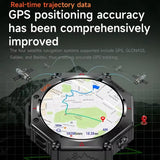 GPS Smart Watch Men Built-In GPS Bluetooth Call AI GPT Fitness Tracker Waterproof Military Sports Smartwatch for Men