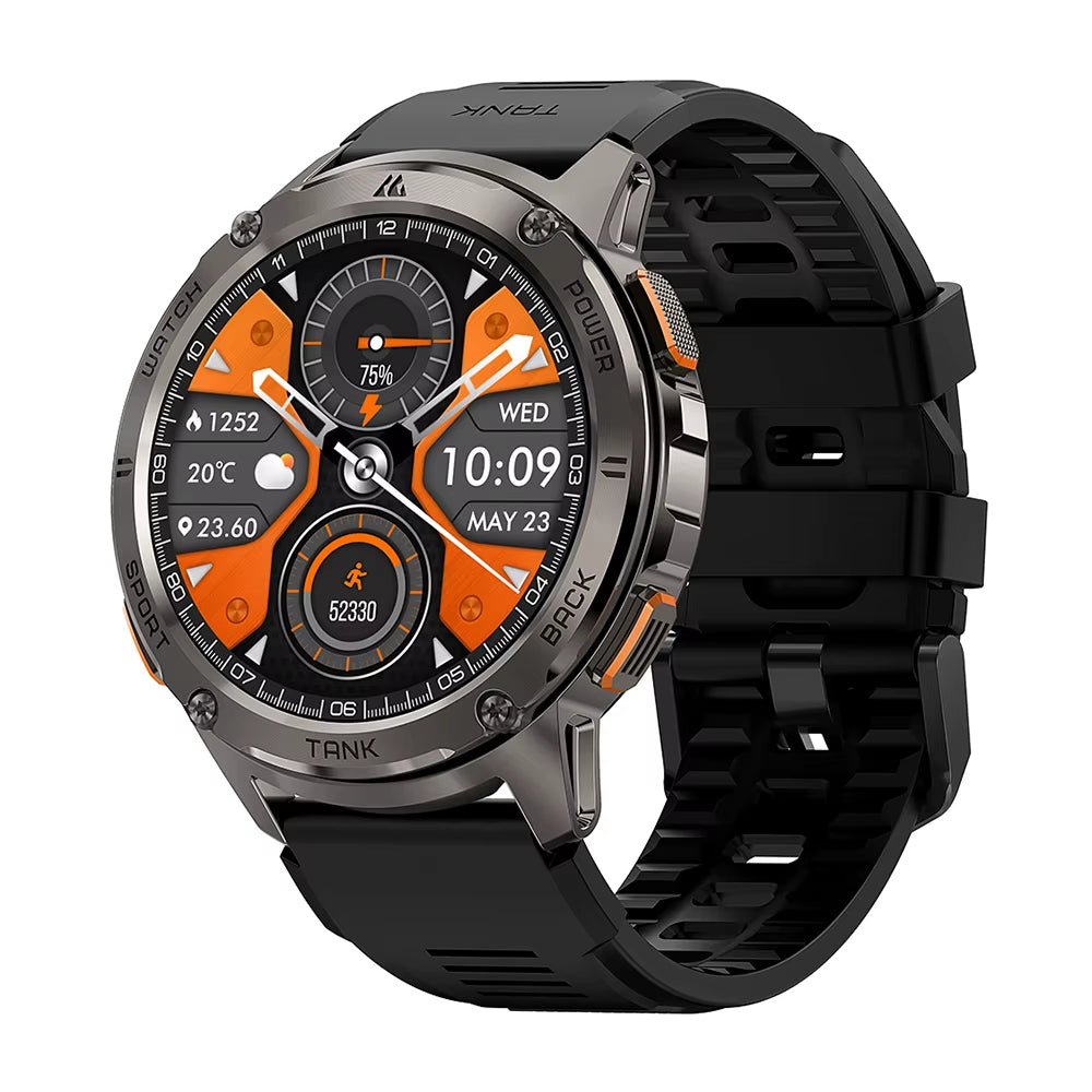Original  TANK T3 Smart Watch for Men Military Smartwatch Women Digital Fitness Watches AMOLED AI Voice AOD Bluetooth