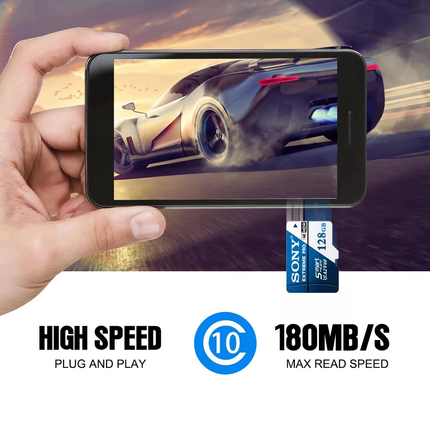 1024GB SD Memory Card High-Speed Micro TF Card 512GB 256GB 128GB 64GB A2 V60 U3 for Phone Camera PC