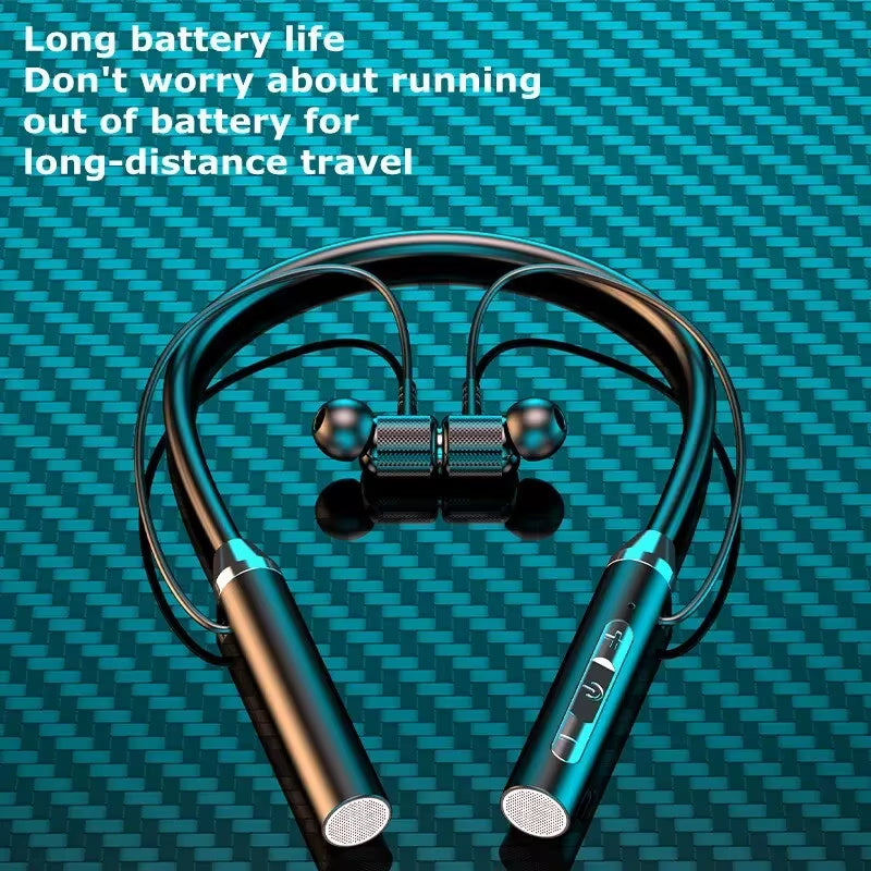 Wireless Headphones Bluetooth 5.0 Neckband Earphones Silicone Hifi 9D Stereo Sports Headset Halter Waterproof Magnetic Earbuds