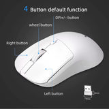 2.4G Wireless Mouse Ergonomic Adjustable 800-1200-1600 DPI Lightweight Rechargeable Office Gaming Mice for Pc/Laptop/Macbook Pro