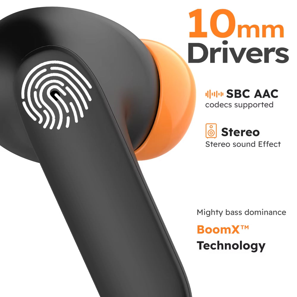 Bluetooth 5.4 TWS Wireless Bluetooth Earphones Ultra-Low Latency Dual Microphone ENC Noise Cancelling in Ear Bluetooth Earphones