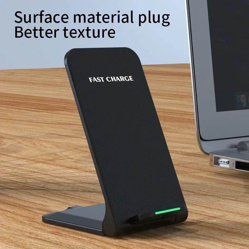 65W Wireless Charger Station Earphone Phone Fast Charging Charger Holder for Iphone 16 15 14 13 Pro Max Samsung S24 S23 Xiaomi