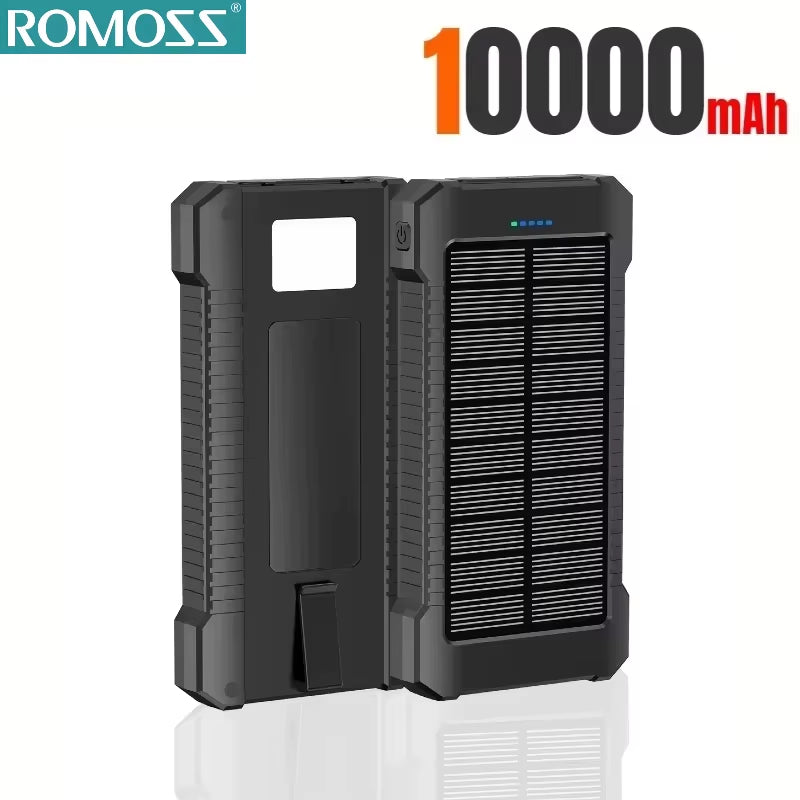 120W 500000Mah Solar Power Bank Portable Large Capacity Super Fast Charging Outdoor External Battery for Iphone 17/16/15