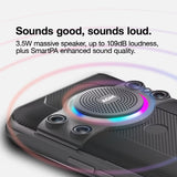 H5 Pro Rugged Helio G85 Smartphone, 6.56" HD+, 6GB+128GB, 48MP Camera, 7000Mah with NFC/IP68, 109Db Speaker and Night Vision