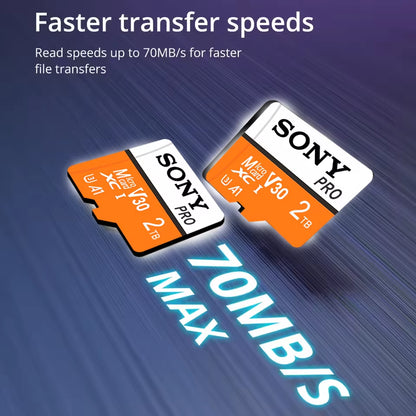 Extreme Micro SD Memory Card Full Speed U3 V30 4K for Phone Computer Camera - 2TB 1TB 512GB 256GB 128GB