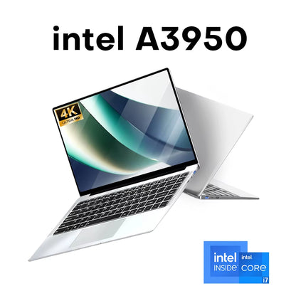 14.1"Laptop Computer PC  Core I7 8650U Atom 3950 Ultra Slim Notebook 12GB RAM 1TB 2TB SSD Office Study Windows 11 1920*1080