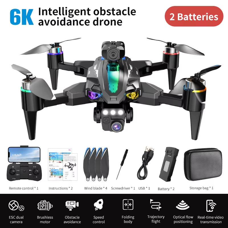 2025 New Hot S173 GPS Drone Obstacle Avoidance on All Sides Optical Flow Positioning Professional HD Camera Foldable Toy Drone