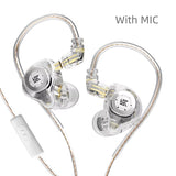 KZ EDX Pro Earphones Dynamic in Ear Monitor Hifi Wired Headphones Bass Stereo Game Music Earplugs Noice Cancelling Headset