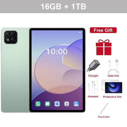 2025 New Pad 7S Pro Tablet PC 10.1" Global Edition 5G Dual SIM Android 15 Tablets 22GB+2TB Wifi GPS Children'S Kids Tab Tablet