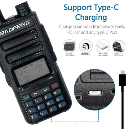 TH-15S TH 15S Ham Handheld Radio 5W Uhf Vhf Two Way Radio Long Range Handheld Dual Band Walkie Talkie