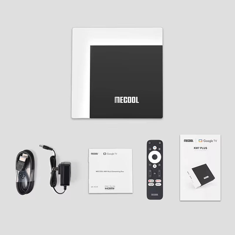 Original KM7 plus Netflix TV Box 2GB16GB Android Smart TV 11 Google Certified 4K Amlogic Tvbox Ip Tv WIFI Hebrew Arabic