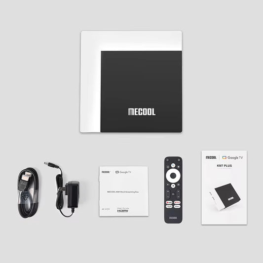 Original KM7 plus Netflix TV Box 2GB16GB Android Smart TV 11 Google Certified 4K Amlogic Tvbox Ip Tv WIFI Hebrew Arabic