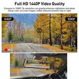 10" Dash Cam 2K Car Dvr Auto WIFI Mirror Stream Optioanl1080P Rearview Black Box Dashcam Camera Night Vision Drive Recorder