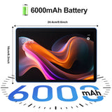 10-Inch Android 13 Tablet, 7GB (3G+4G Memory Expansion) RAM+64GB ROM, 2MP+8MP Dual Camera, Supports Wifi, Bluetooth, Equipped Wi