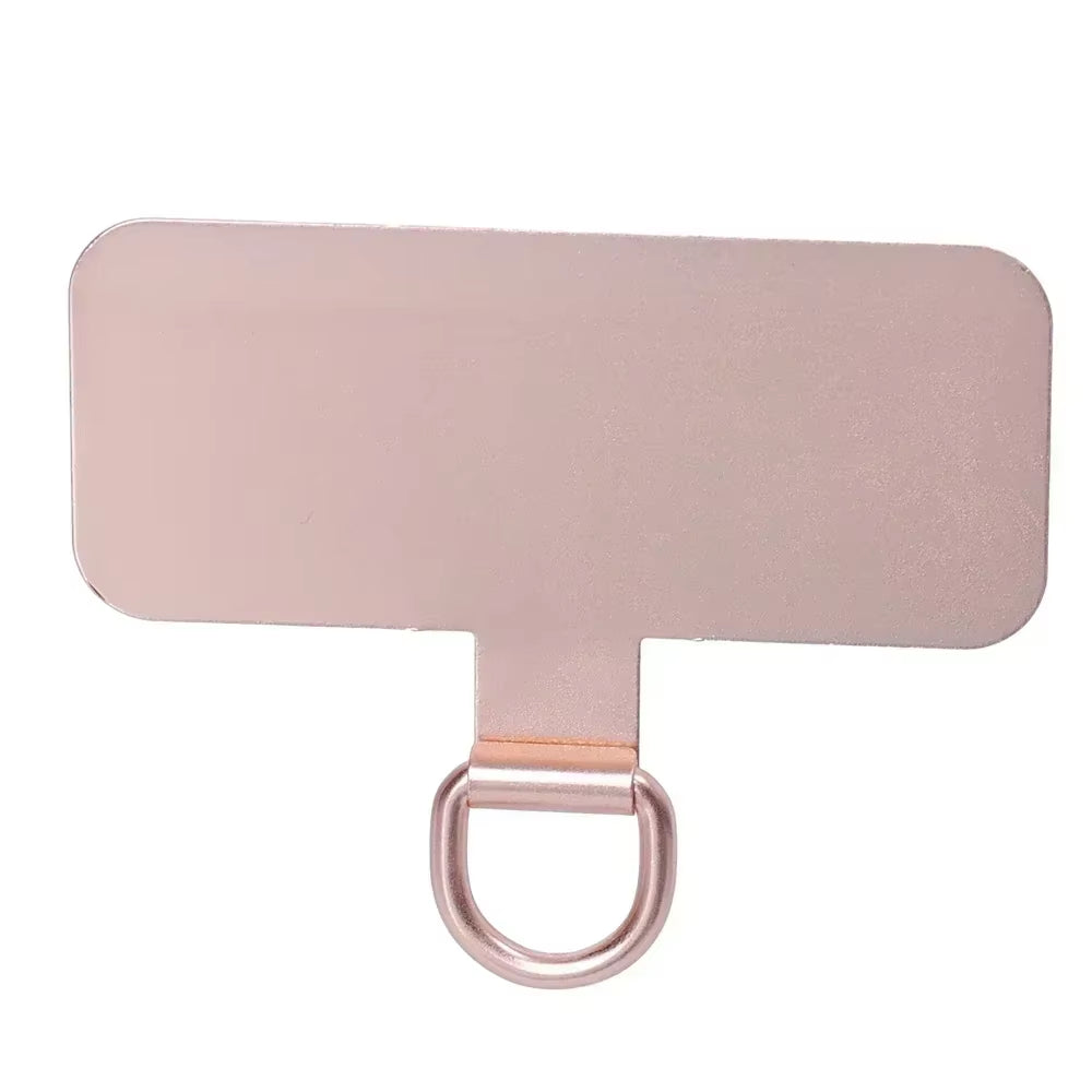 3/2/1Pcs Stainless Steel Hanging Clip Anti-Lost Metal Phone Lanyard Tether Tab Card Ultra Thin Cell Phone Sling Piece Patch