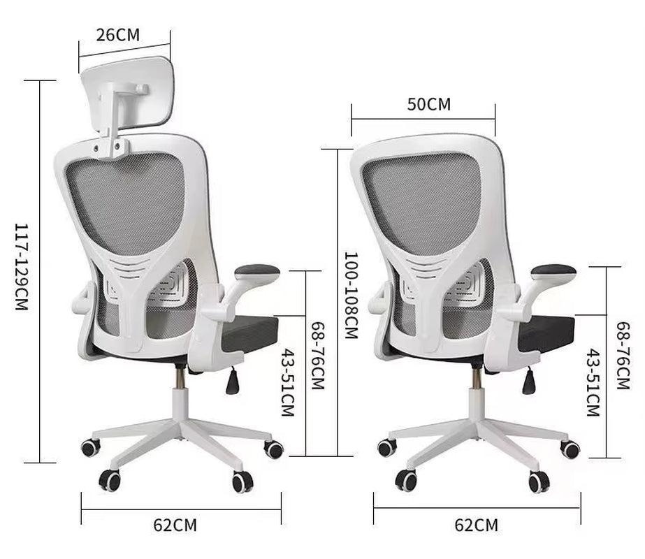 Home Office Swivel Computer Chair Ergonomic Waist and Back Support Comfortable Study Chair Gaming Chair