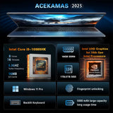 ACEKAMAS 15.6" Gaming Laptop Computer  Core I9 10980HK Windows 11 Pro IPS 4K 16GB DDR4 1TB SSD M.2 Notebook PC Laptop Gamer