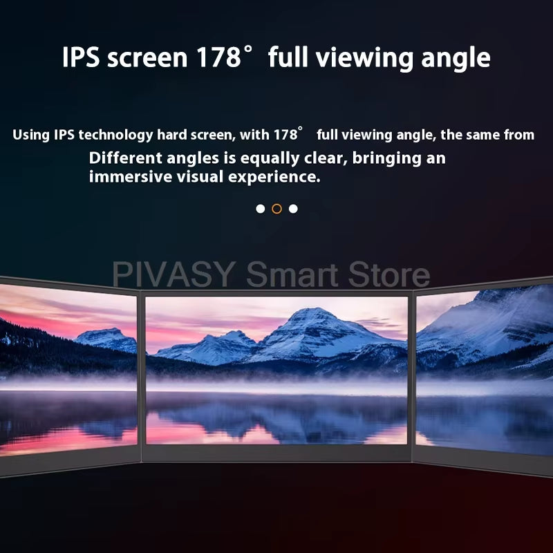15.6 Inch HD Touch Display Portable Monitor for Switch Laptop Extension One-Cable Connection IPS A+ Panel 72%Srgb Color Gamut