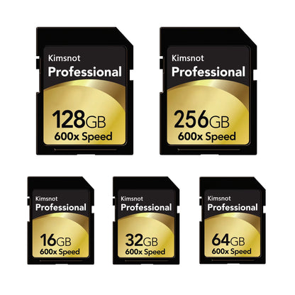 Professional SDXC Card 64GB 128GB 256GB 16GB 32GB SDHC SD Card Memory Card C10 High Speed 90Mb/S 600X for Nikon Canon